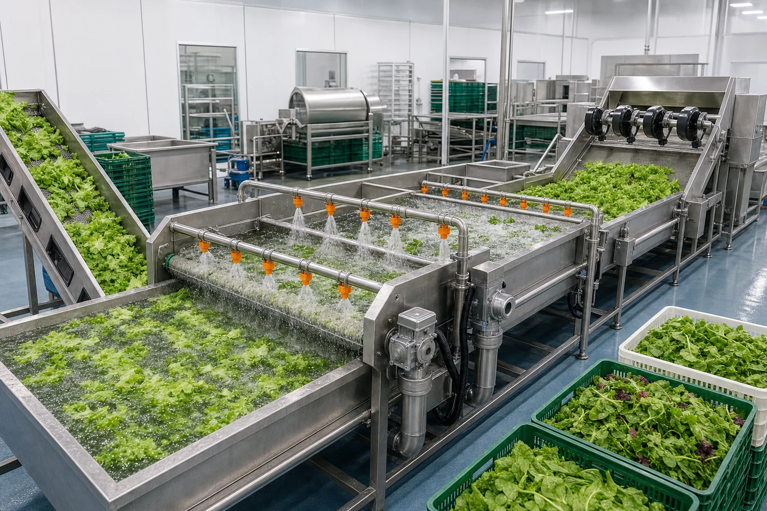 How to Choose a Vegetable Salad Washing Line for Lettuce and Leafy Greens