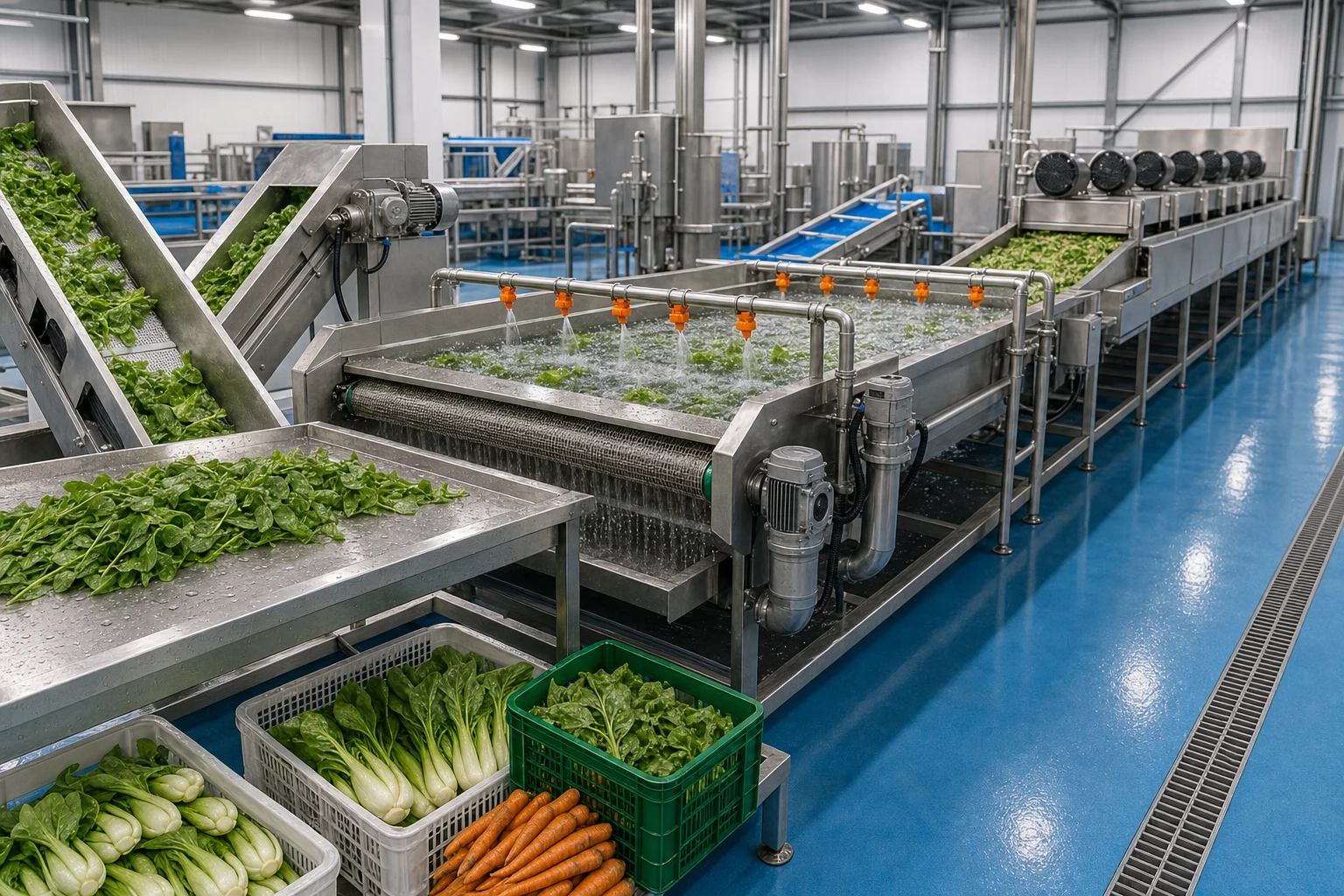 Vegetable Washing Line Equipment Guide for Food Factories