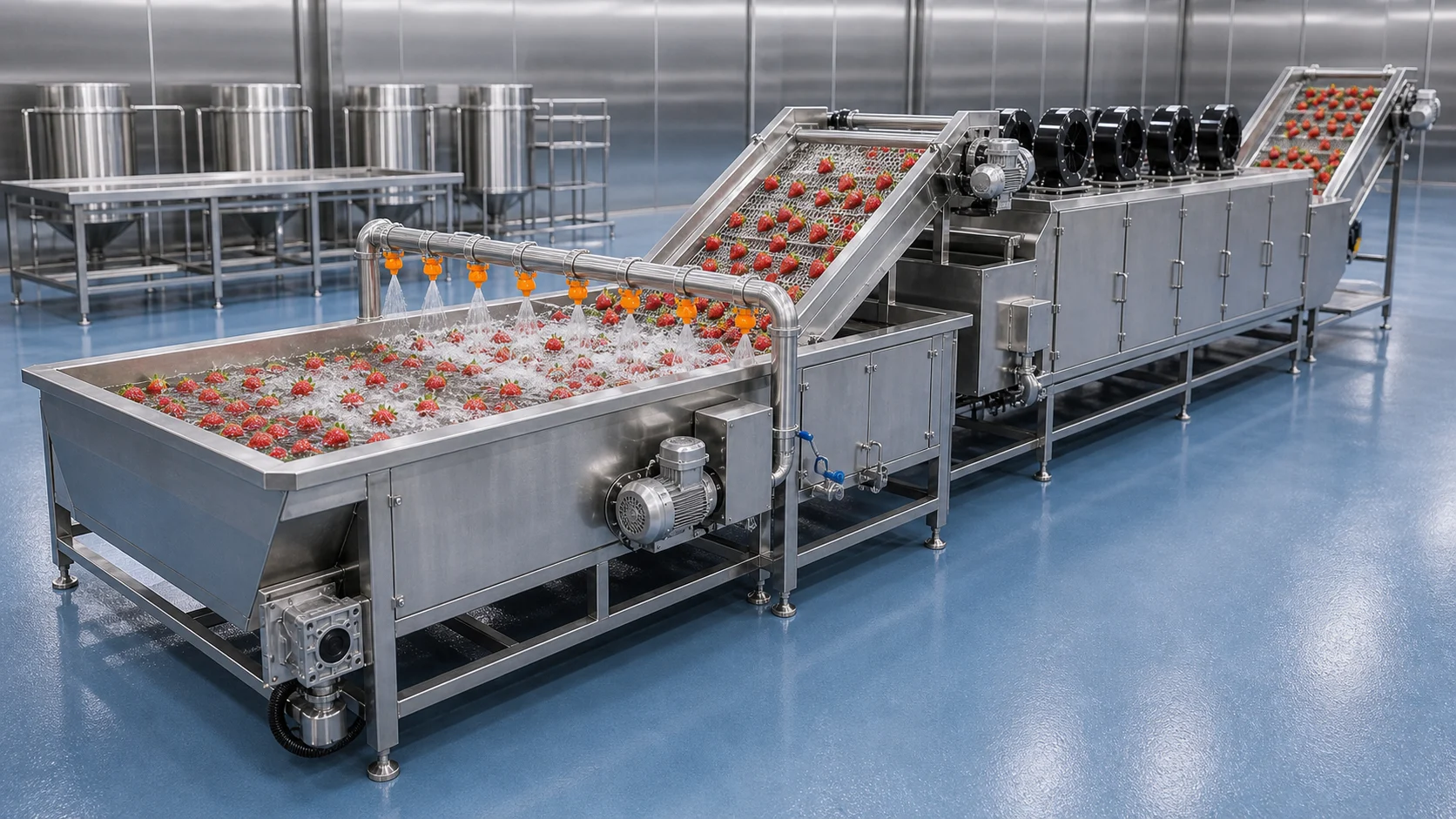 Industrial Strawberry Washing Machine product image 2