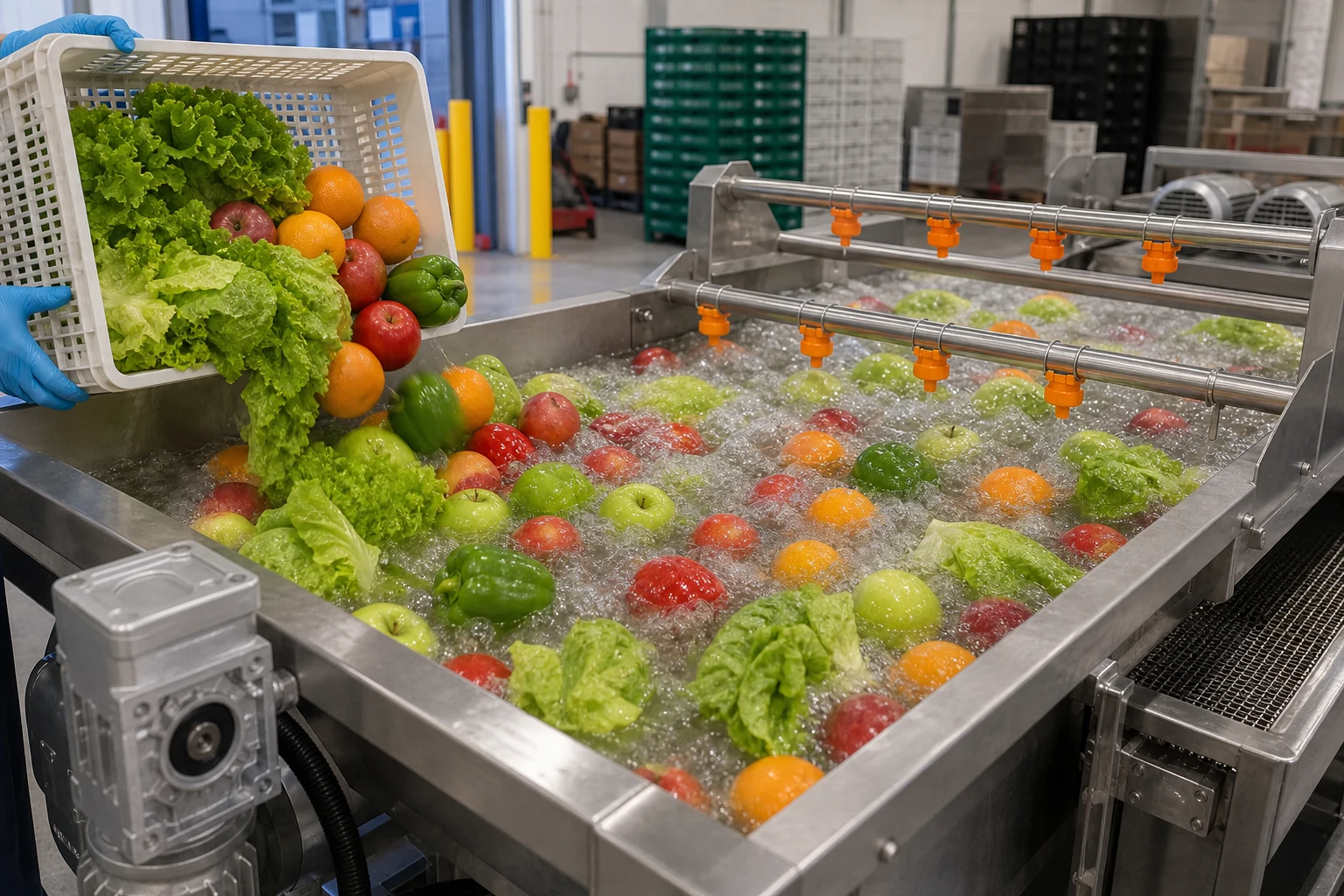 Colombia 3m Fruit and Vegetable Bubble Washing Machine Project