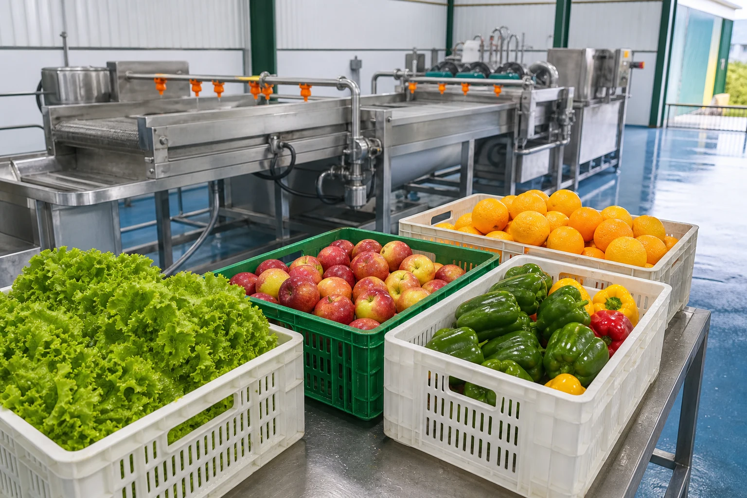 Colombia 3m Fruit and Vegetable Bubble Washing Machine Project
